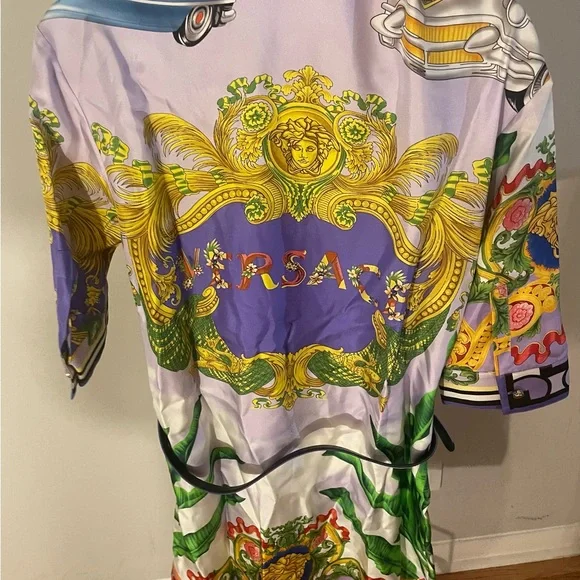 Versace Dress size 44 (8) Abito Donna Tessuto - Picture 7 of 15